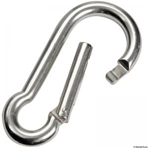 Moschettone inox senza sporgenza 10 mm
